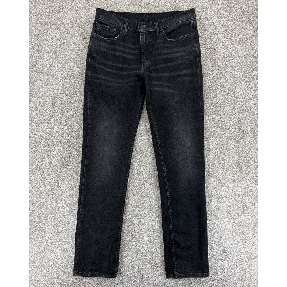 Levi's 511 Slim Fit Jeans Men's 32x32 Black Frogs Eye Stretch Denim EUC 02/2022